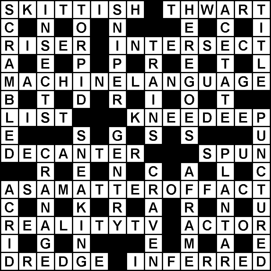 Stickler Weekly 212 Solution